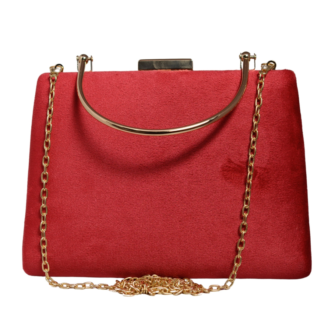 Suede Base Hand Clutch