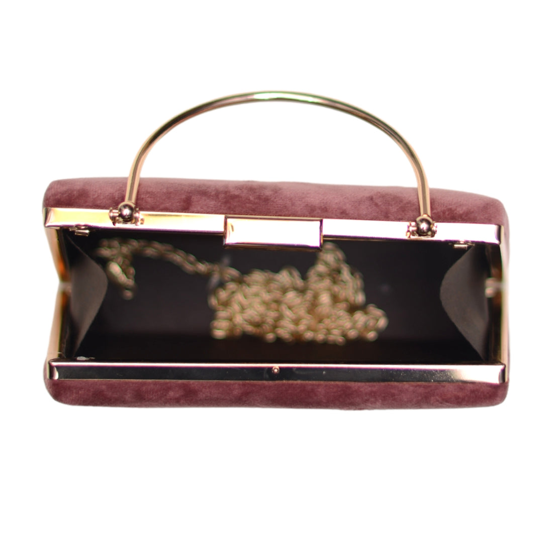 Suede Base Hand Clutch