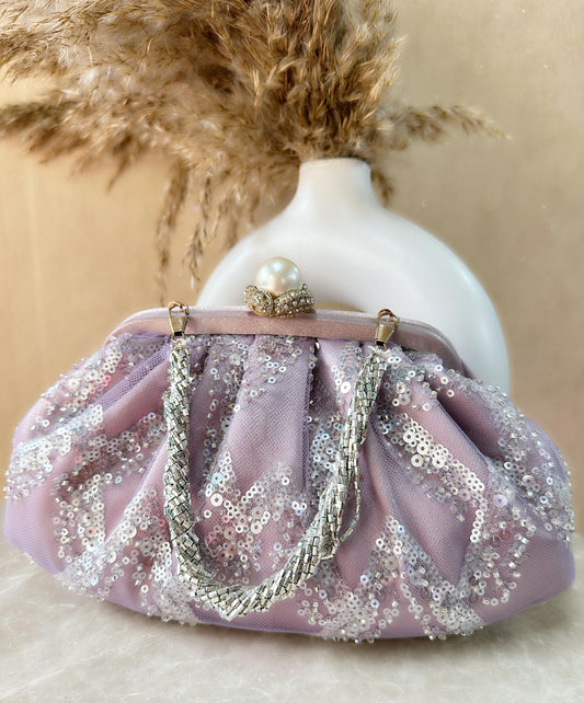 Vintage Bags with Pearl & Micro Sequin Work