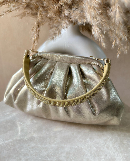 Metallic Shiny Vintage Handmade Bag