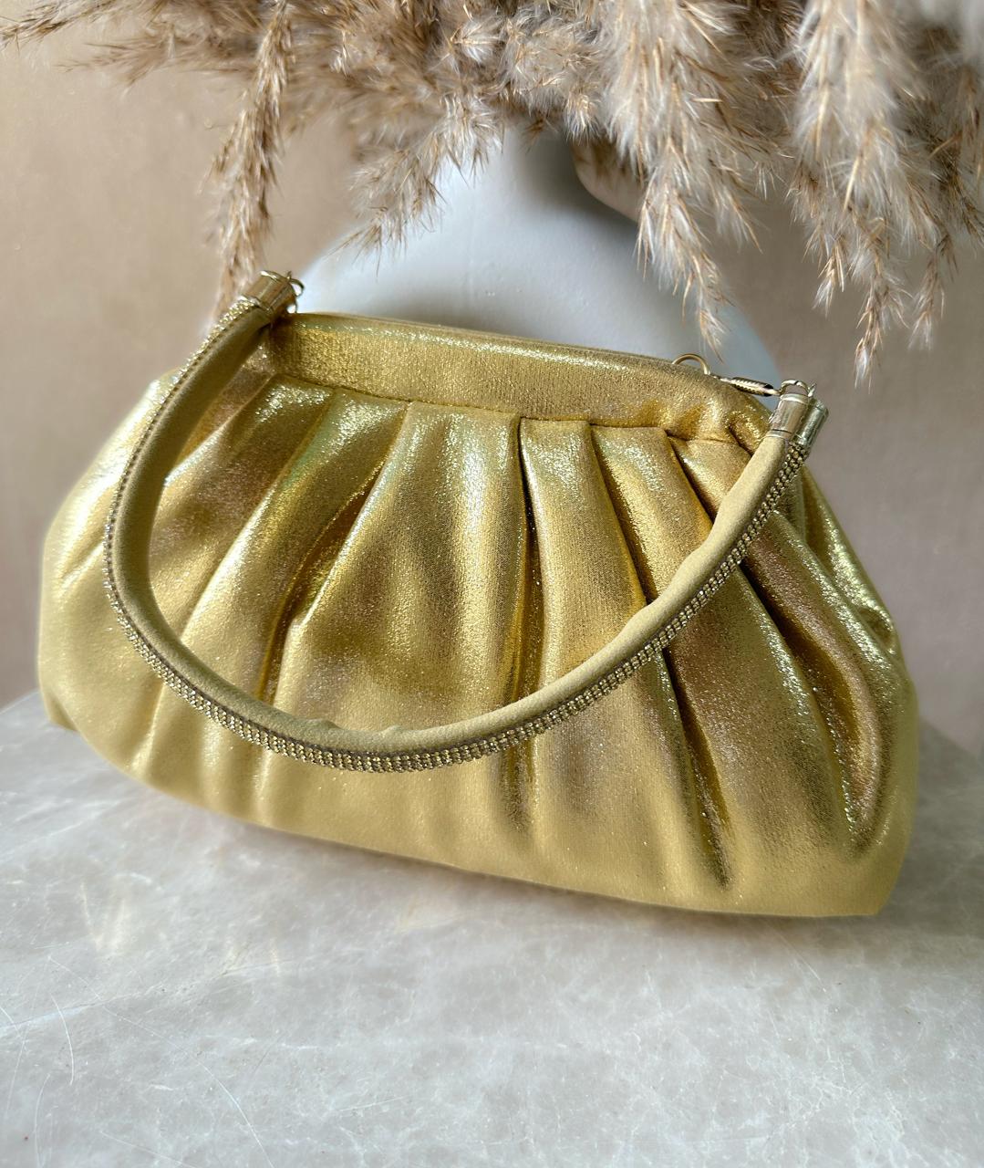 Metallic Shiny Vintage Handmade Bag