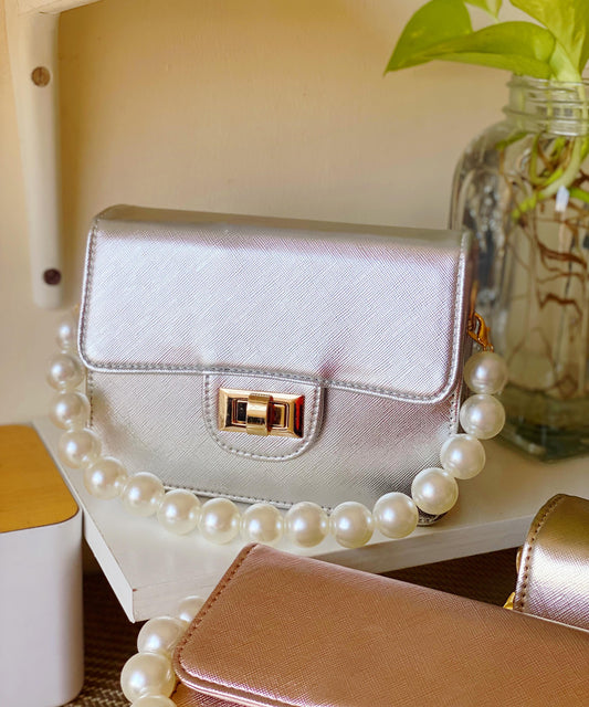 Metallic Shine Glamorous Handbag
