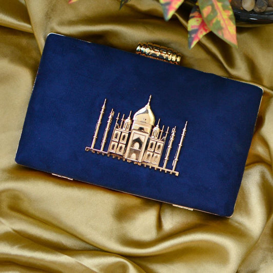 Party Clutch With Taj Motif