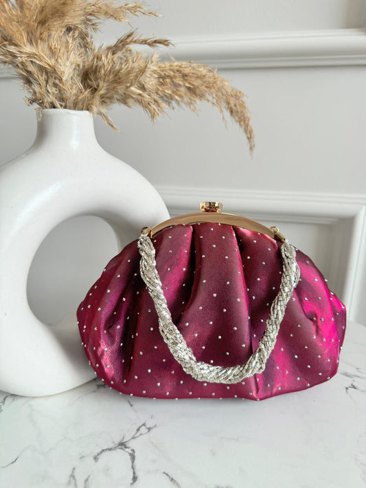 Nia Batua & Potli Bags - Wine