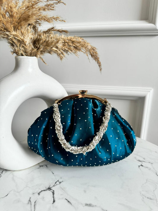 Nia Batua & Potli Bags - Dark Teal