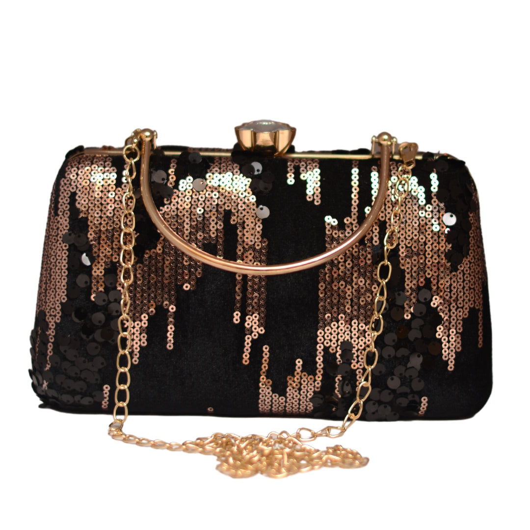 Party Clutch with Handle & Chain