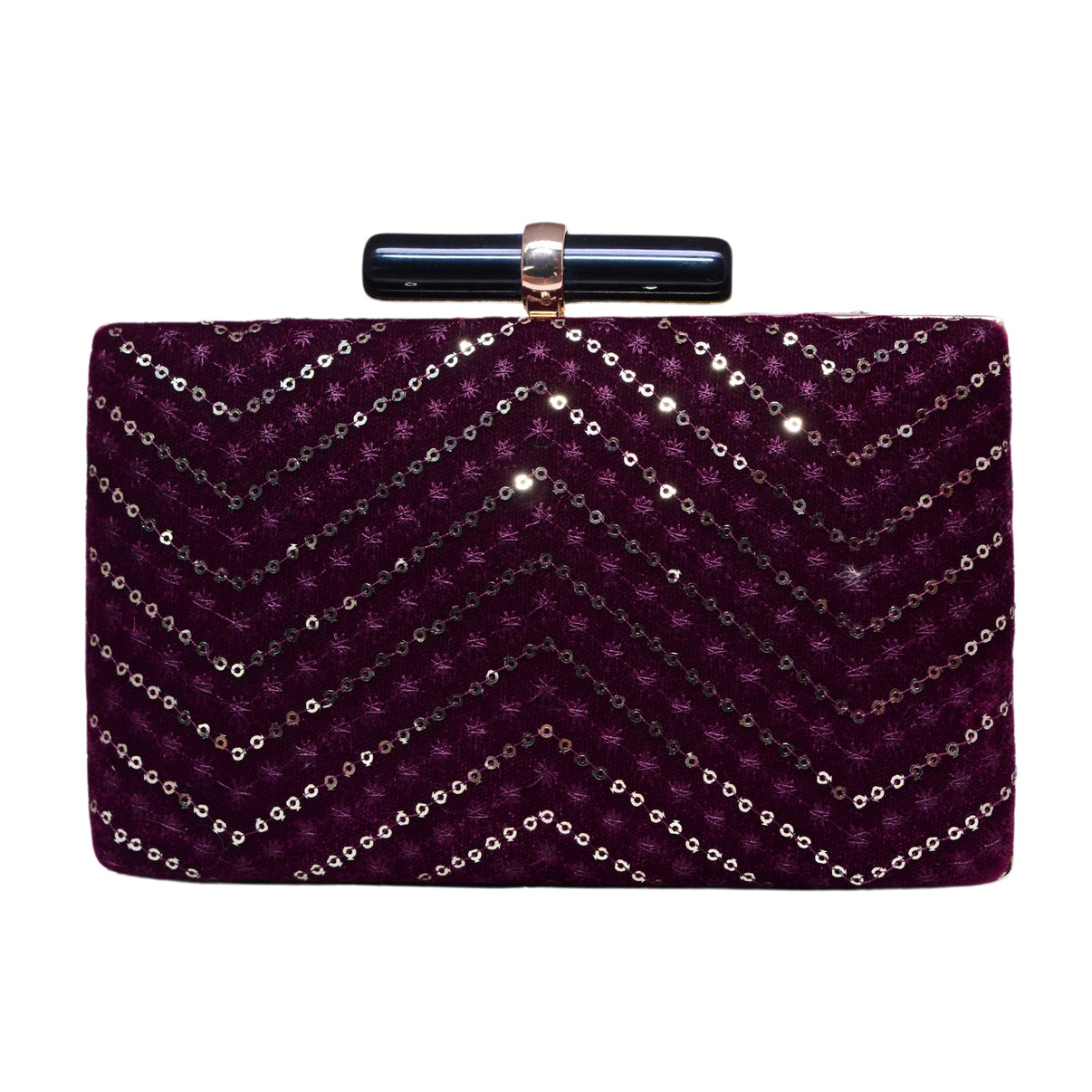 Embroidered Party Clutch Bag